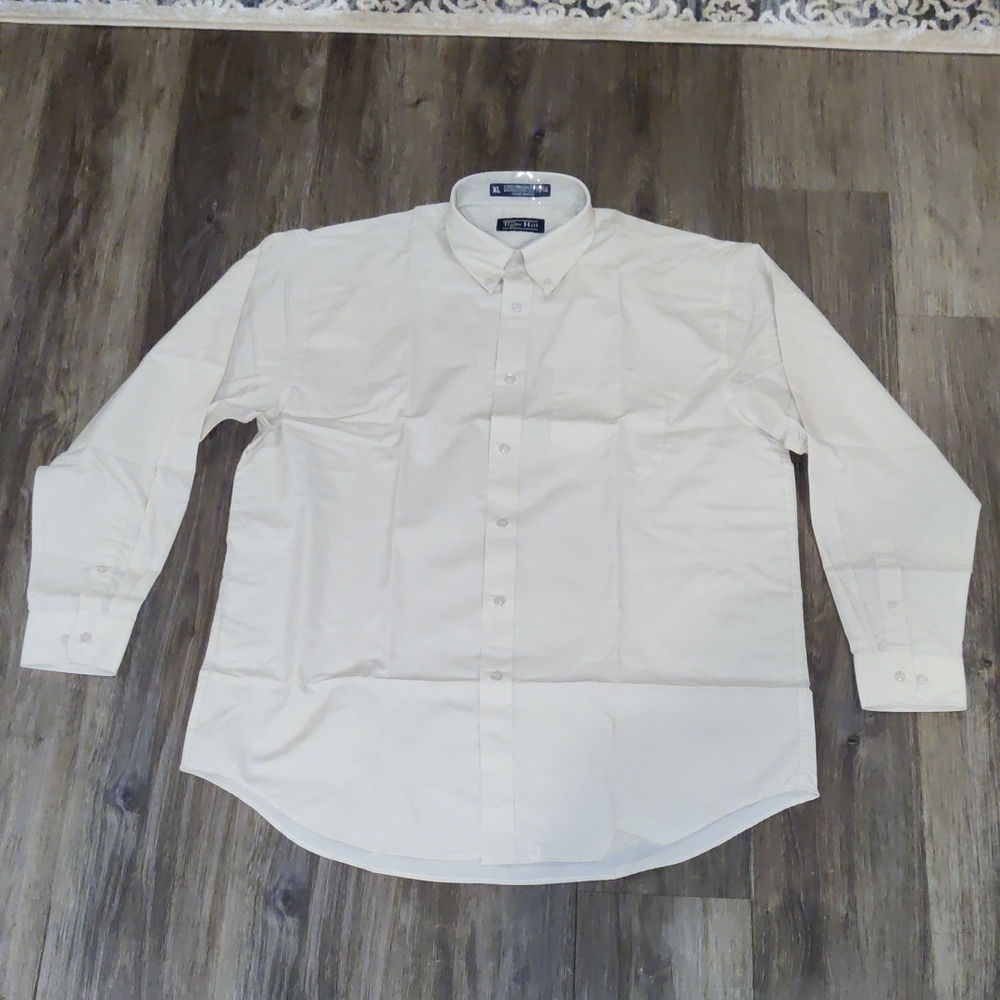 Men's Classic Ivory Dress Shirt